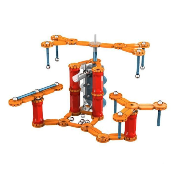 Geomag Mechanics Gravity - Geomag - 773 - 169 stycken - Magnetisk och mekanisk konstruktionsleksak Flerfärgad