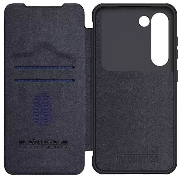 Fodral till Samsung Galaxy S23 Plus Qin Leather PRO Fodral NILLKIN Svart Svart