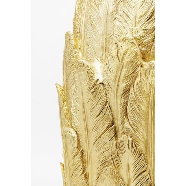 Vas - KARE - Gyllene fjädrar XL - 91 cm - Polyresin - Modern design gyllene