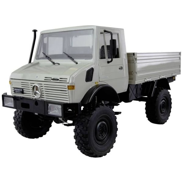 RC lastbil - AMEWI - Unimog Basic - hellgrau - redo att köras hellgrau