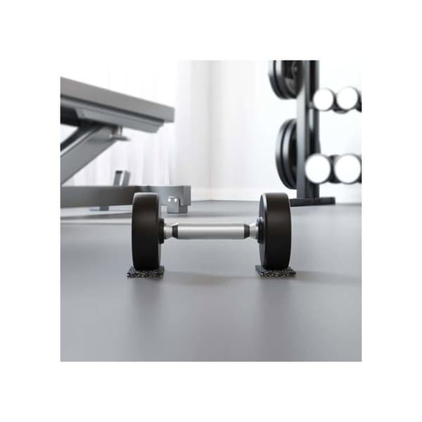 Svart gummirulle - vidaXL - 1000x8x0,6 cm - Halkfri - Slitstark - Elastisk