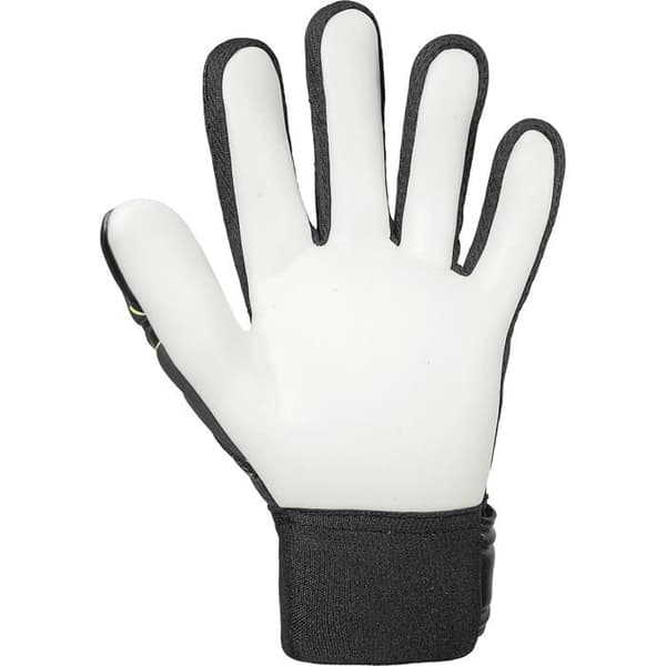 Målvaktshandskar barn Reusch Attrakt Starter Solid Finger Support - svart/säkerhetsgul svart/säkerhetsgul tre