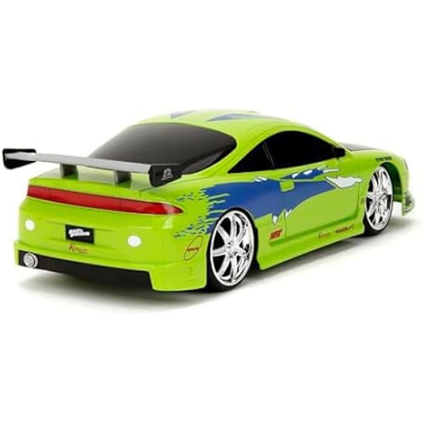 Radiostyrd leksak - JADA - Mitsubishi Eclipse - 1:16 - Hastighet upp till 9 km/h - USB-uppladdningsbar Flerfärgad