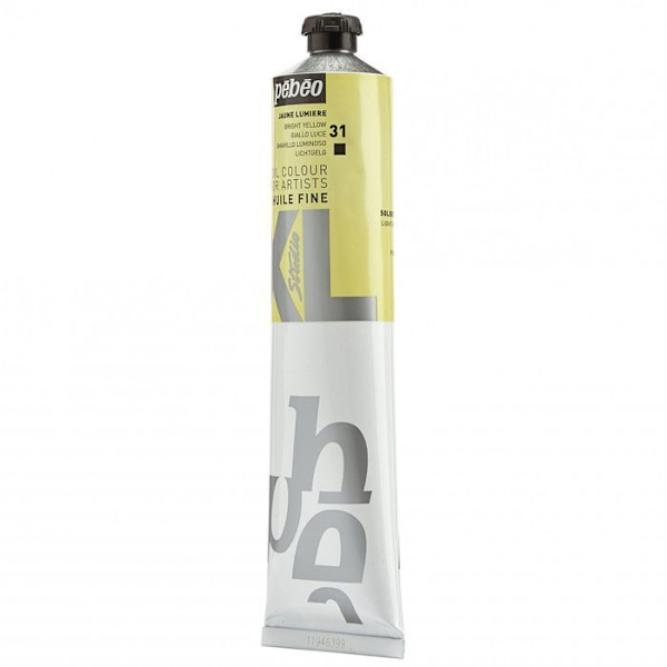 Huile Fine - Pébéo - Studio XL - Gult Ljus - 200 ml - Snabbtorkande 3-6 dagar Gul Ljus, klara färger, Dyna, glasy