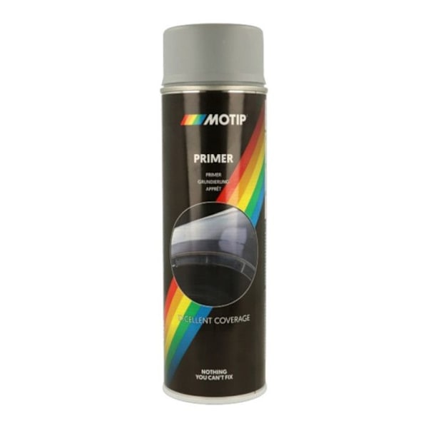 Sprayfärg Motip Primer grå 500ml M04054 auto för mc-scooter
