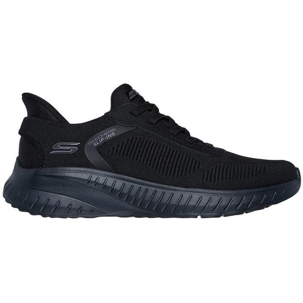 Herrskor - Svart - Skechers Slip-Ins: BOBS Squad Chaos - Solid Step Svart 46