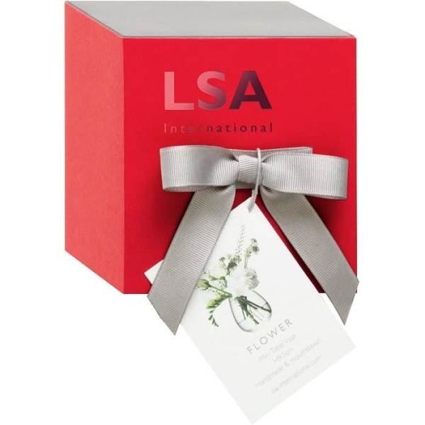 LSA International Vas Mini Bord Blommor 9 5 cm Transparent