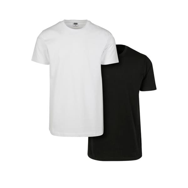 Urban Classic basic 2-pa T-shirt svart vit M