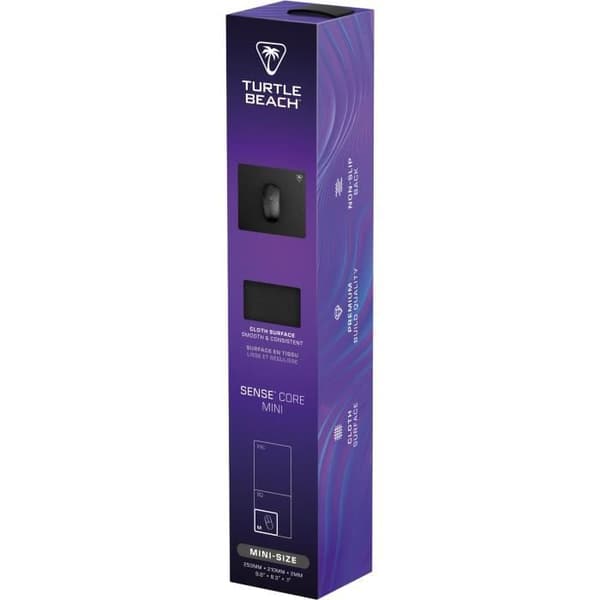 Gaming musmatta - Turtle Beach SenseCore Mini - Mikrovävd yta, balanserad, bekväm