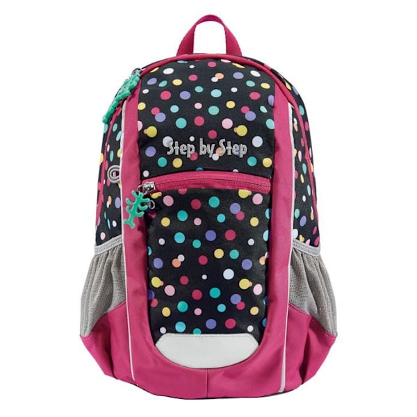 Szczegóły torby: Sac à dos - Step by Step - Kiga Maxi Backpack Pony Lotta - Noir/Pourpre - Ergonomiczny - 34x24x15 cm svart, lila, grå, turkos, gul, lila