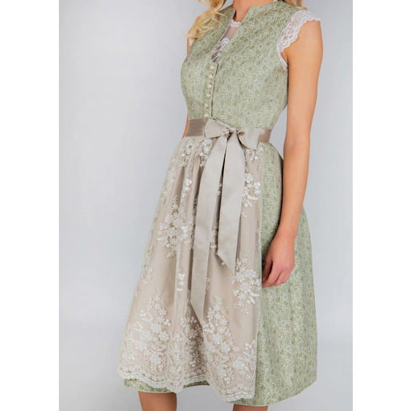 Stockerpoint Klänning - SERAFI GRÜN-48 - Dam Serafina Dirndl Special Occasion Dress Grön XL