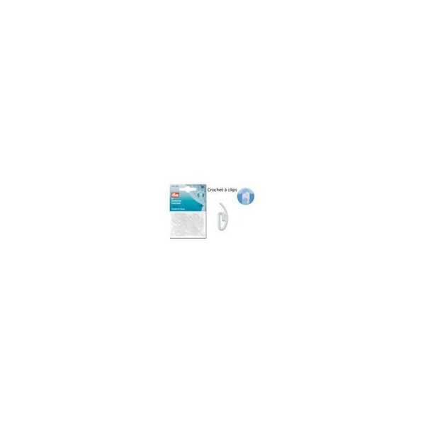 Gardinkrokar - Prym - 526380 - Vit - Syntetisk - Inomhus Vit