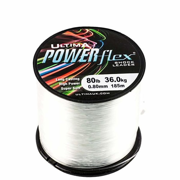 Nylon - fiskelina - Ultima fläta - E6433 - Powerflex High Performance Line - 115gr spole för män