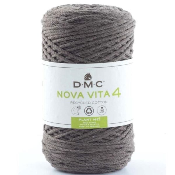 Fil - DMC - Nova Vita 4 - Återvunnen bomull - 250 g - Makramé - Virkning - Stickning Mol