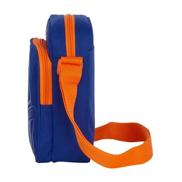 Axelväska - SAFTA - Valencia - Blå och Orange - 350x450 mm - Slitstark polyester Blå, Orange
