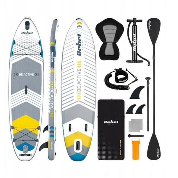 Stand up paddle - REBEL - ACTIVE RBA4507 - 1 plats - Mixte - Vit Vit