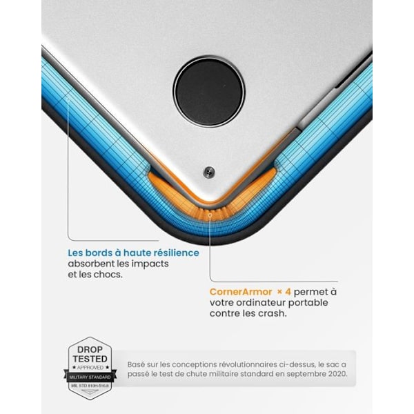 Laptopfodral - Tomtoc laptopfodral - A14D2D1-DE