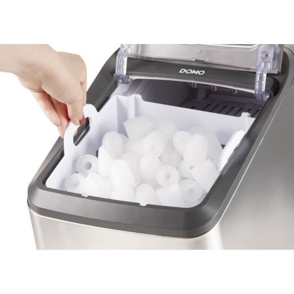 Pro ismaskin - DOMO - DO9247IB - 2,8 liter - 145 W - Isbitar på 8 min Grå