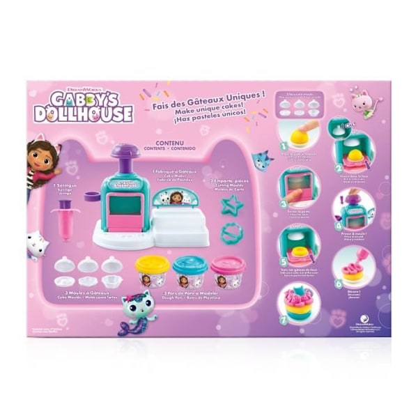 Canal Toys - GABBY AND THE MAGIC HOUSE - P'tichou's Kitchen in Modeling Clay - GAB 022 Flerfärgad