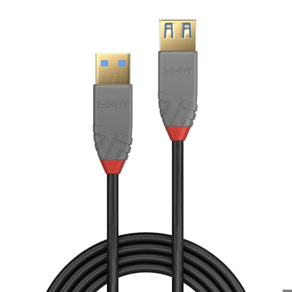 USB 3.0 typ A förlängningskabel - Anthra Line - 1m - LINDY