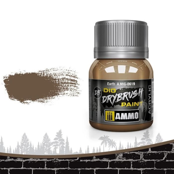 MIG - TORR TORKAD JORD 40 ML BURK - MIG0619 AMMO FRÅN MIG JIMENEZ A.MIG-061