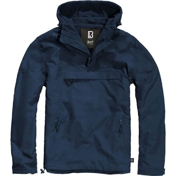 Vindjacka - BRANDIT - Marinblå - Fleecefoder - Vattenavvisande - Multisport Marin XXXXL