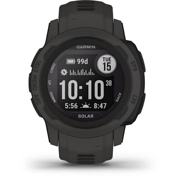 Connected klocka - GARMIN - Instinct 2S Solar - Grafit