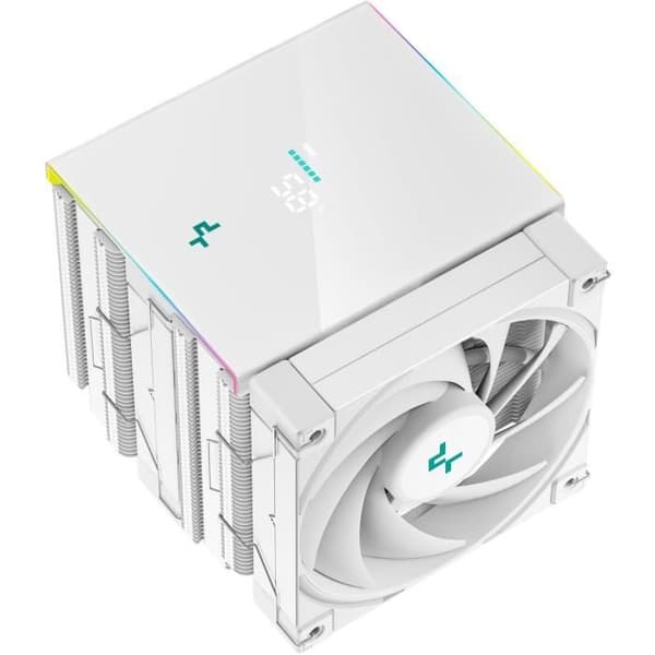 Ventirad CPU - DEEPCOOL AK620 Digital - Fläkt 2x 120 mm - Vit