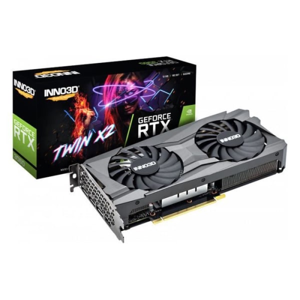 INNO3D GeForce RTX 3060 TWIN X2 - 12 GB GDDR6 - HDMI/Tri DisplayPort - PCI Express (NVIDIA GeForce RTX 3060)