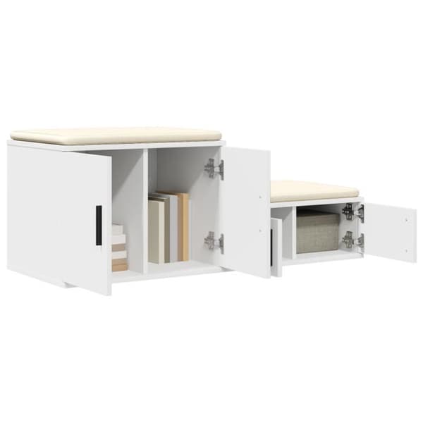 Sängbord - Vit - MDF - 40 cm - Nutida - Design Vit