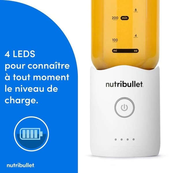 Blender Nutribullet FLEX bärbar - Vit NBP013W
