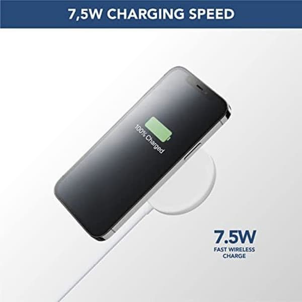 Mag Trådlös Laddare - CELLULARLINE - För iPhone - Snabbladdning - Vit Vit