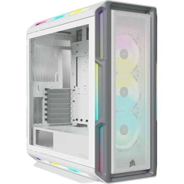 CORSAIR iCUE 5000T RGB ATX Mid-Tower PC-fodral - Vit (CC-9011231-WW)