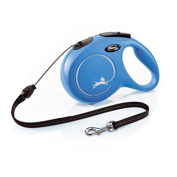 Koppel New Classic M Sladd 8 m blå Flexi CL20C8-251-BL-20 blått och svart