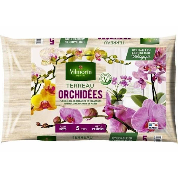 VILMORIN Orchid kompost 5 L Orkidéjord