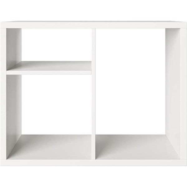 Rumsseparator hylla - Phoenix Group - Fortuna - Matt Vit - 3 hyllor - Robust melamin Matt vit