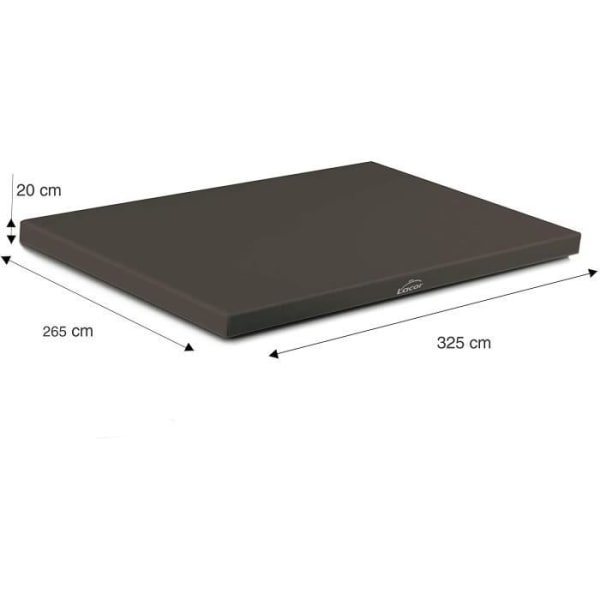Lacor - Köksskärbräda, Polyeten, Halkfri, Antibakteriell, Tål diskmaskin, Ej deformerbar Svart
