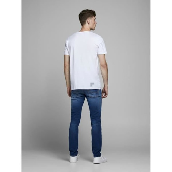 JACK & JONES Långa jeans i blå denim för män Mörkblå 34/32
