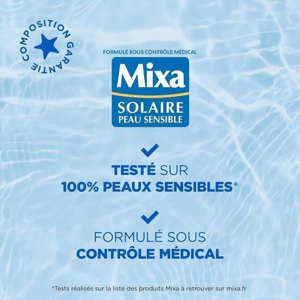 MIXA Solkräm för känslig hud SPF 50+ - 50 ml Vit