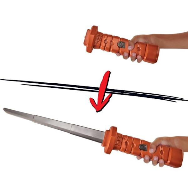 Tortuga Ninja, Stridsvapen, med tillbehör inkluderade, Modell Leonardo, För barn från 4 år, TU8061 Blå
