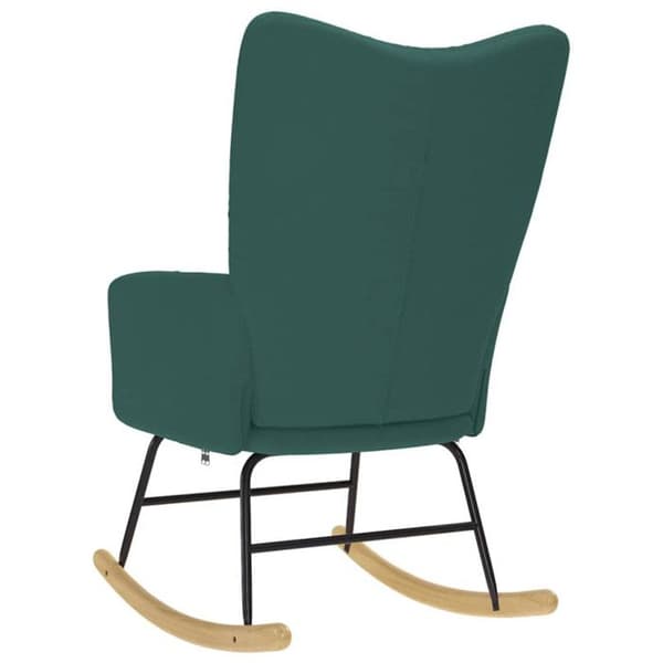 Gungstol - Mörkgrön - 100% polyester - 1 plats - Modern design Mörkgrön