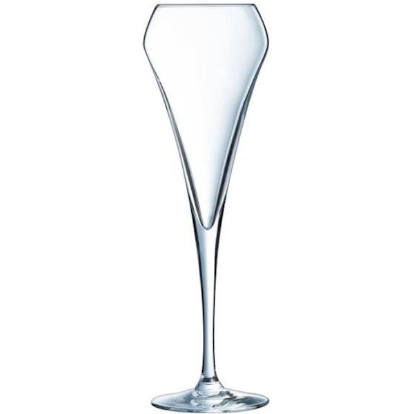 6 champagneflöjter 20cl Open Up - Chef&Sommelier - Kristallin originaldesign 30% mer motståndskraftig