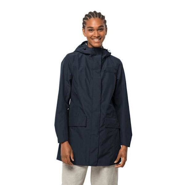 Jack Wolfskin Cape York Paradise damparkas - nattblå - M - Vattentät - Andas - Vandring nattblå M