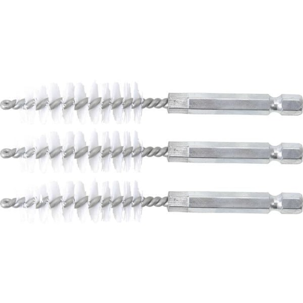 Platt nylonborste - BGS - 14 mm - 6,3 mm (1-4'') - 3 stycken