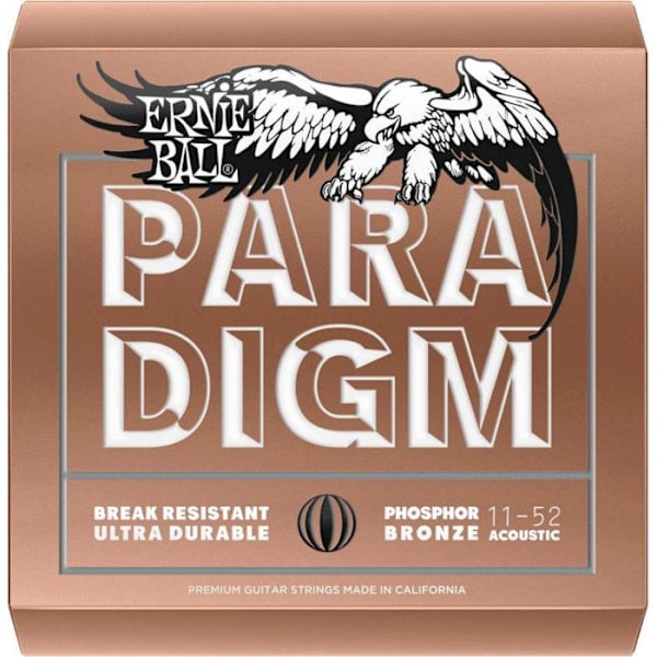 Ernie Ball 2078 - Akustisk gitarrsträngsats - Paradigm Phosphore Bronze - Ljus 11-52