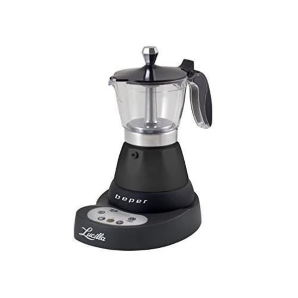 BEPER Lucilla elektrisk kaffebryggare - Programmerbar - 3 koppar - Avtagbart filter - 400W