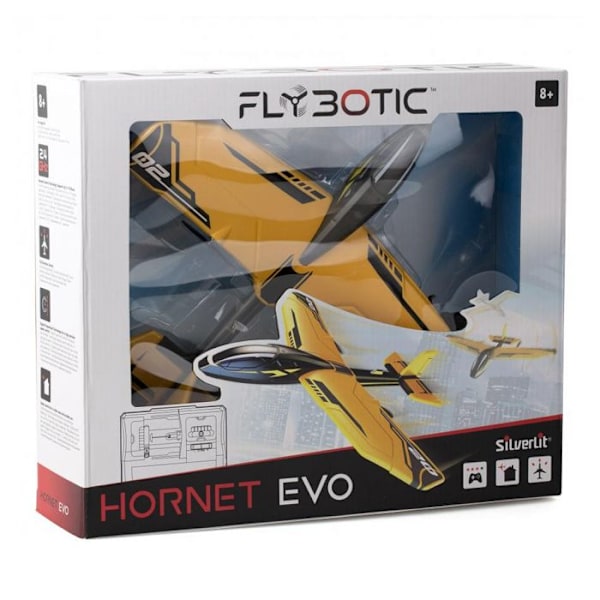 Fjärrstyrd Flygplan - SILVERLIT - Hornet Evo - 2,4Ghz - Motståndskraftig - För Barn och Vuxna Flerfärgad