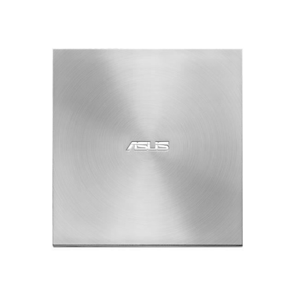 ASUS - Extern DVD RW-enhet SDRW-08U7M-U/SIL/G/AS/P2G - DVD-brännare - USB 2.0 - 24x (CD) / 8x (DVD) - Grå