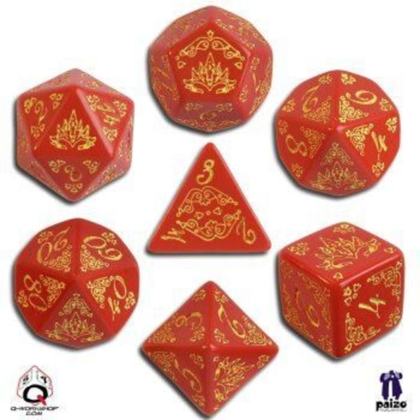 Pathfinder Curse of the Crimson Throne Dice Set