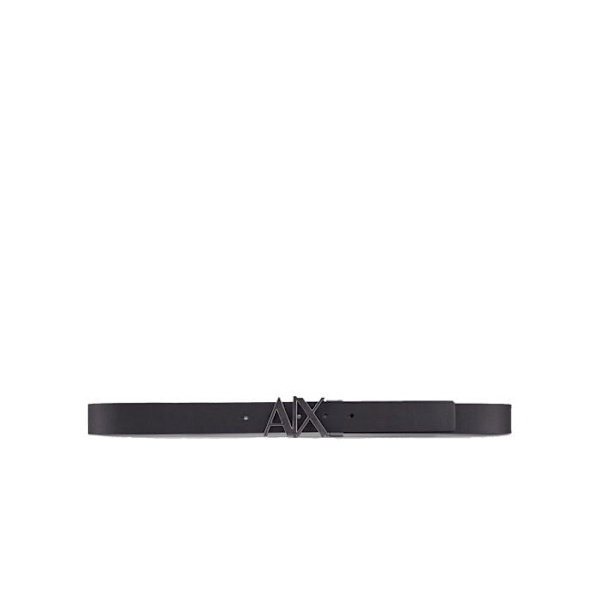 Bälte - Armani utbytesbältesspänne - 951017CC505-43120-38 - Skinny Leather Logo Bälte Herrbälte Svart 115 cm